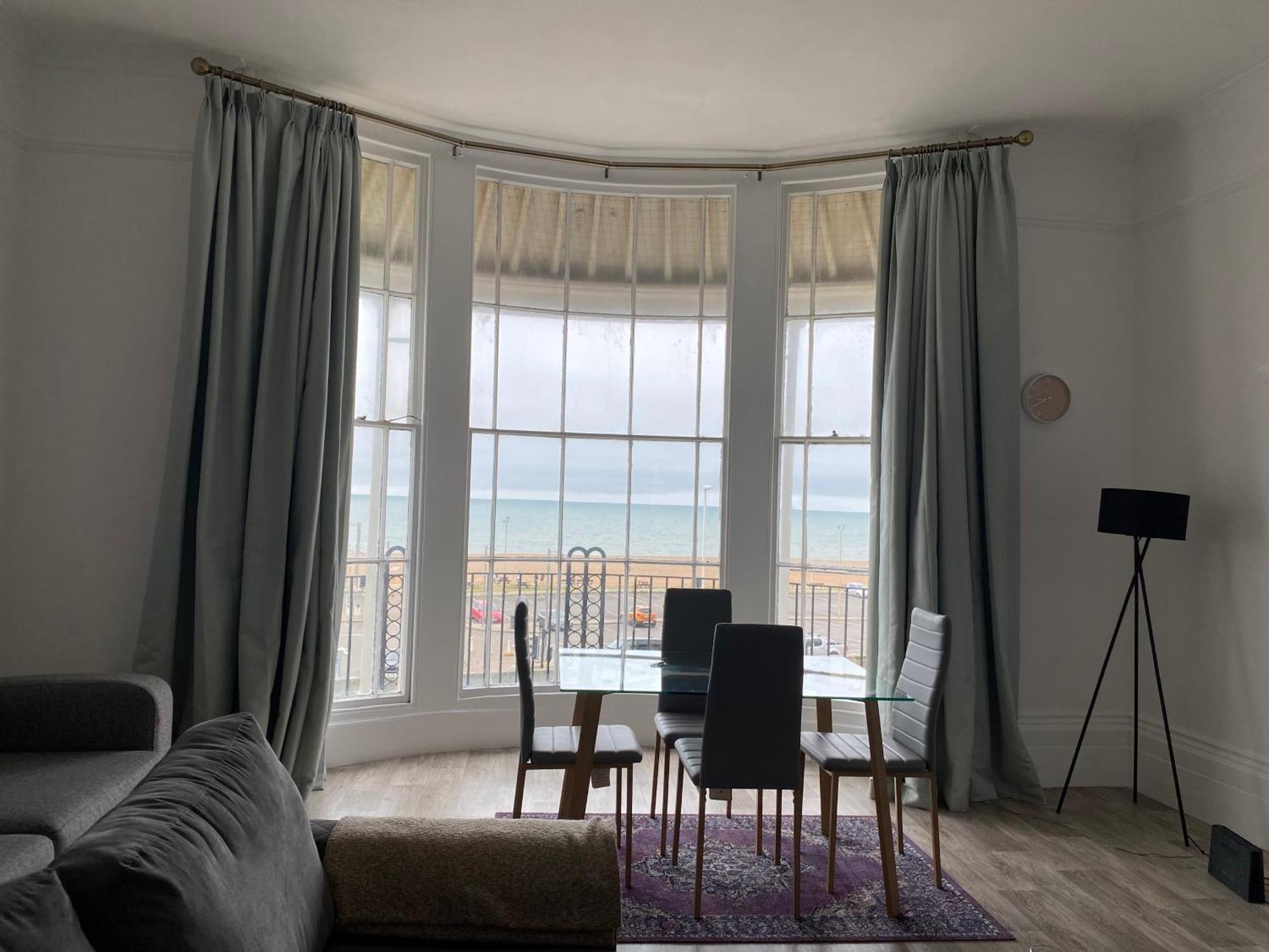 Period Sea View Flat In Hastings Apartment Bagian luar foto